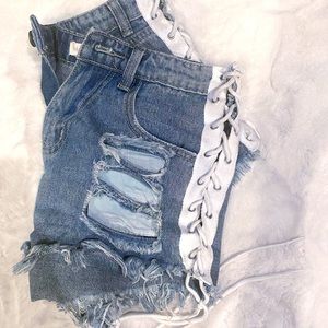 Mystique boutique denim shorts